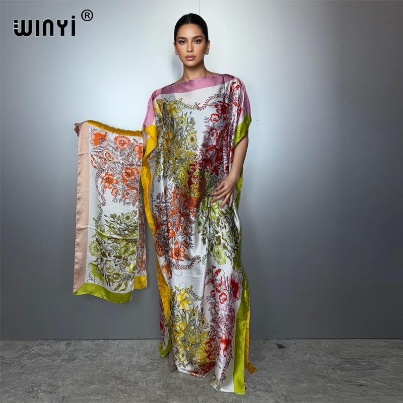 Летнее бохо-платье WINYI в афр – обзор и цена Boho Summer Beach Maxi Dress
