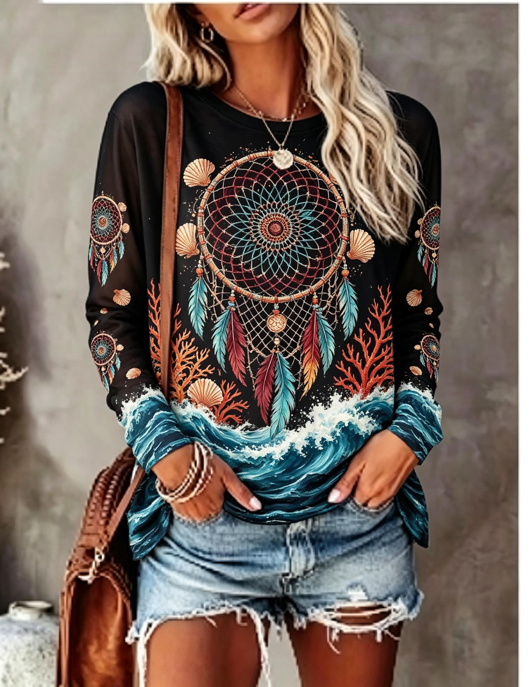 Женская футболка с длинными ру – обзор и цена Blouses