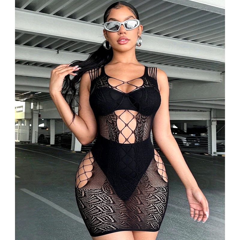 Сексуальное нижнее белье, одеж – обзор и цена Sexy Mesh Sheer Bodycon Dress