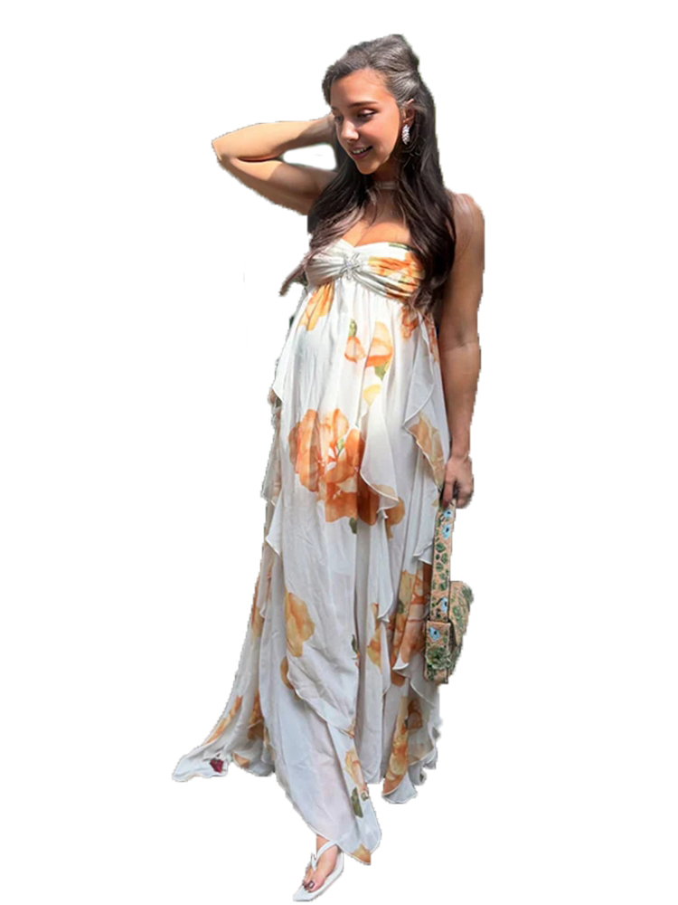 Платье для фотосессии для бере – обзор и цена Boho Summer Beach Maxi Dress